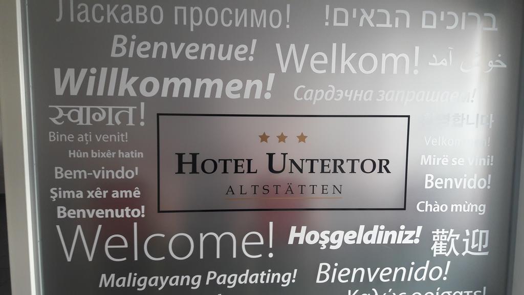 Hotel Untertor By Maier - Self-Check-In Altstatten Exterior photo